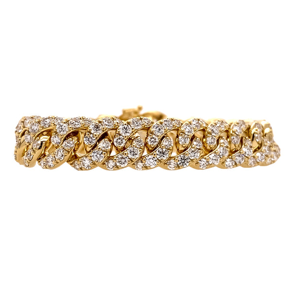 Diamond Curb Link Bracelet