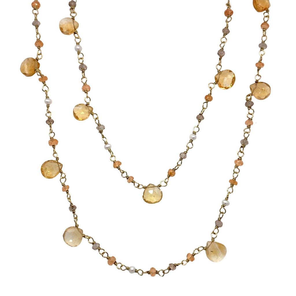 Colored Stone Necklace