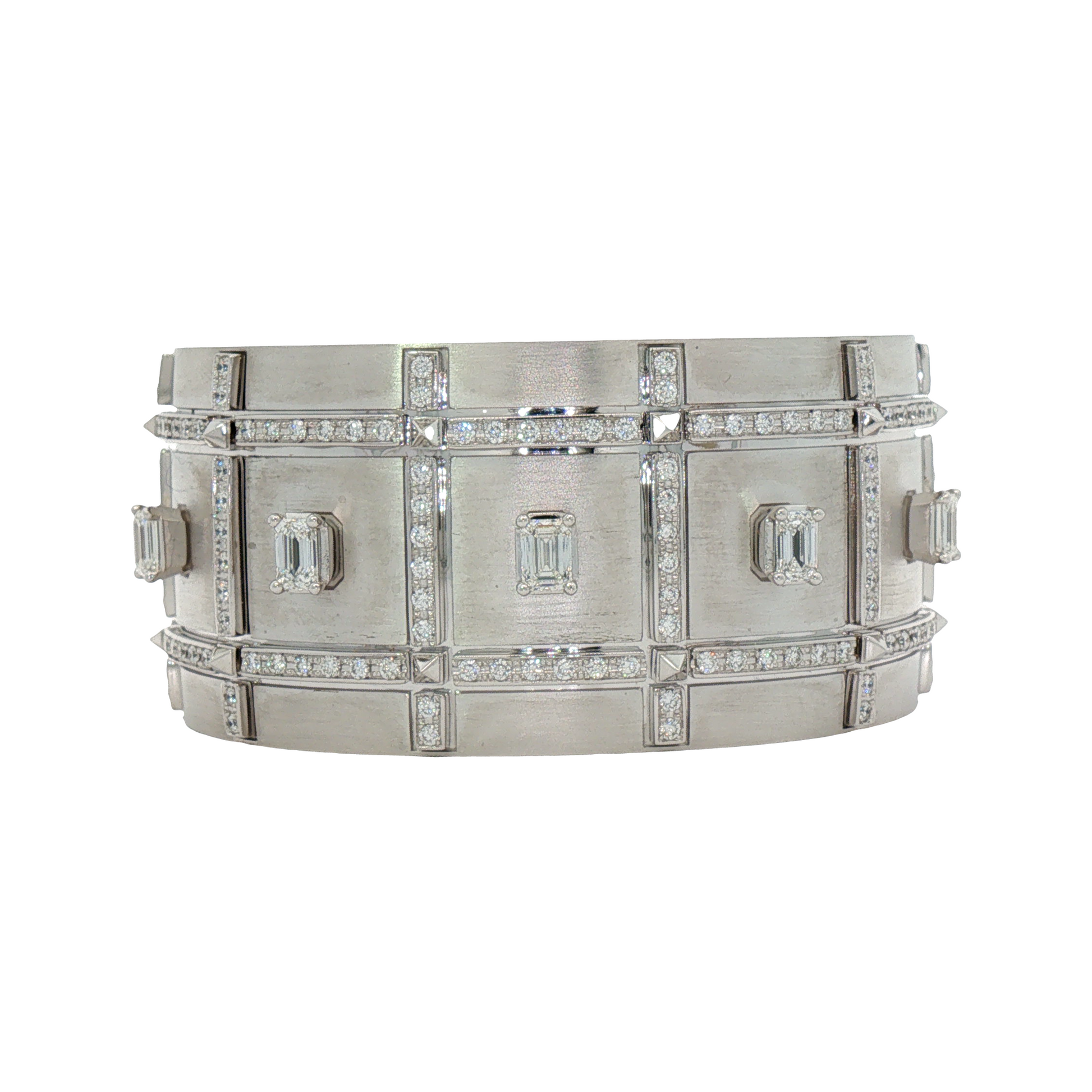 Three Row Cuff Bracelet