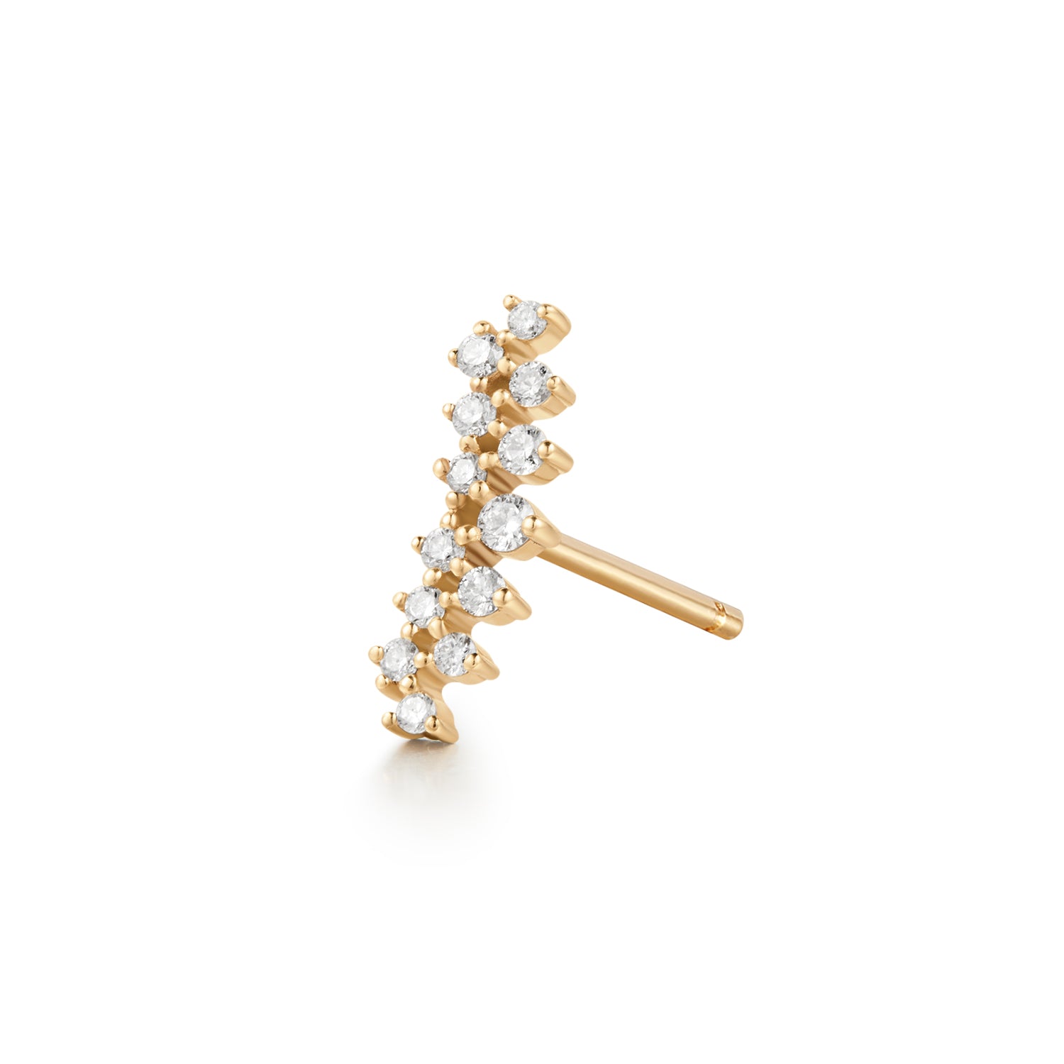 'Haylea' Single Climber Stud Earring