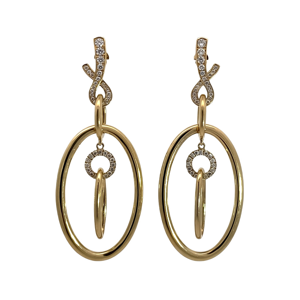 Oval Hoop Earrings