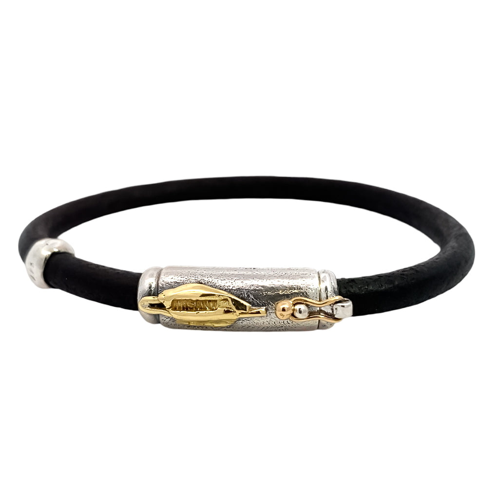 Single Strand Leather Bracelet