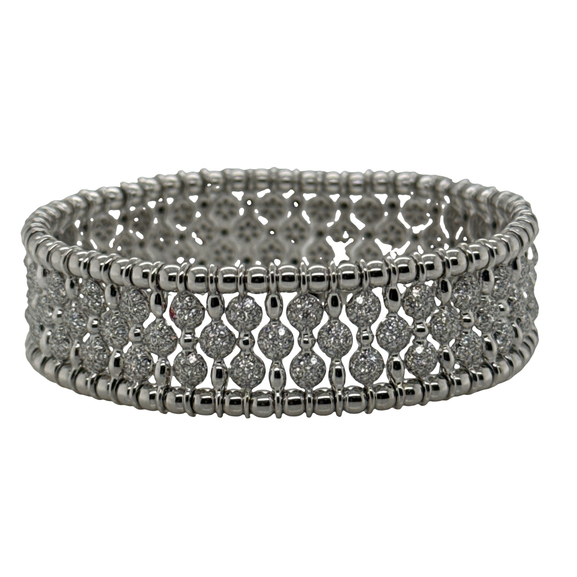 Stretch Diamond Cuff Bracelet