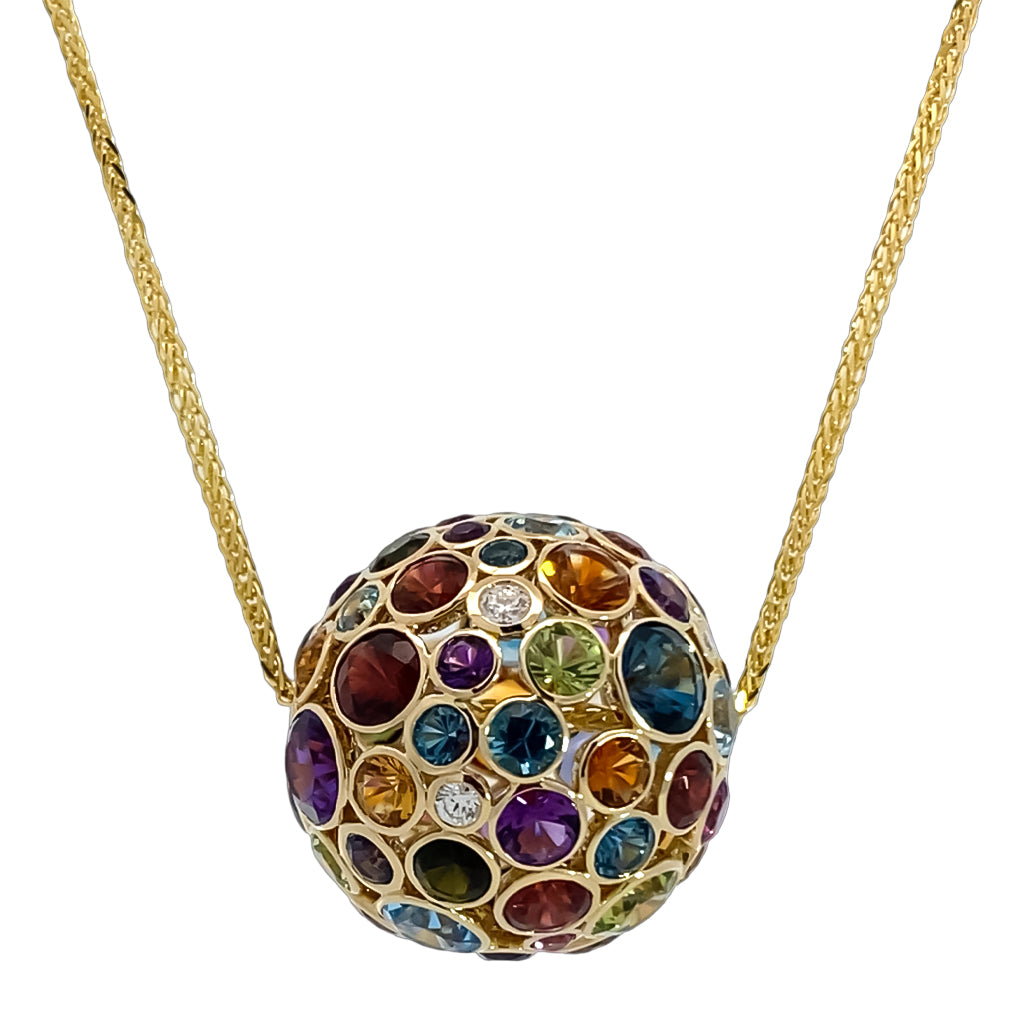 Colored Stone Necklace