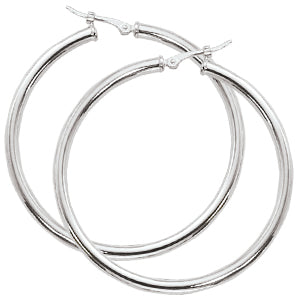 Round Hoop Earring