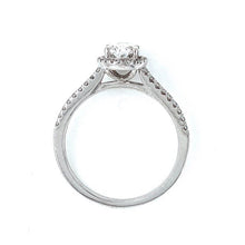 Oval Halo Diamond Ring