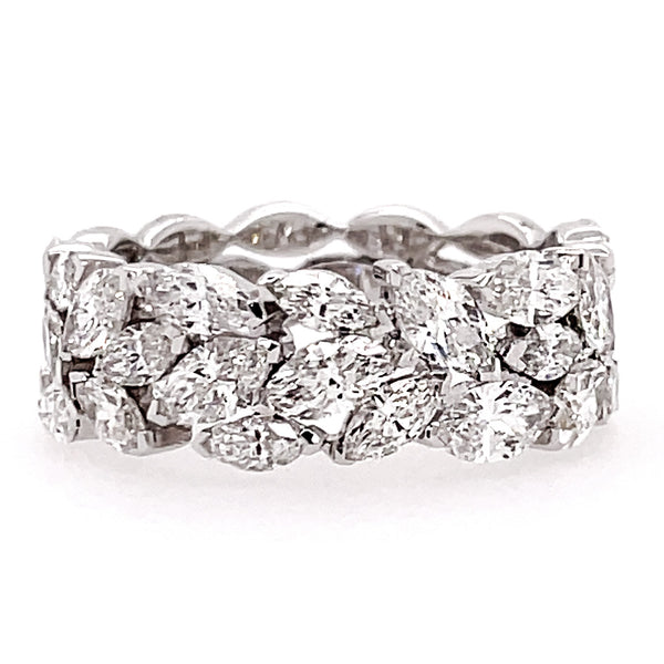 Marquise diamond band