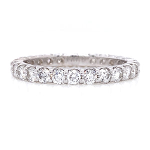 Shared Prong Eternity Band Gold Ring priced at $3,050.