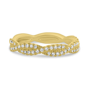 Twisted Diamond Band