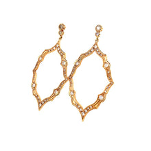 Marquise Shape Diamond Drop Earring