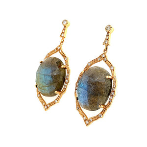 Labradorite Drop Earring