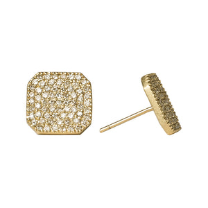 Pave Diamond Studs