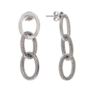 Oval Link Earrings