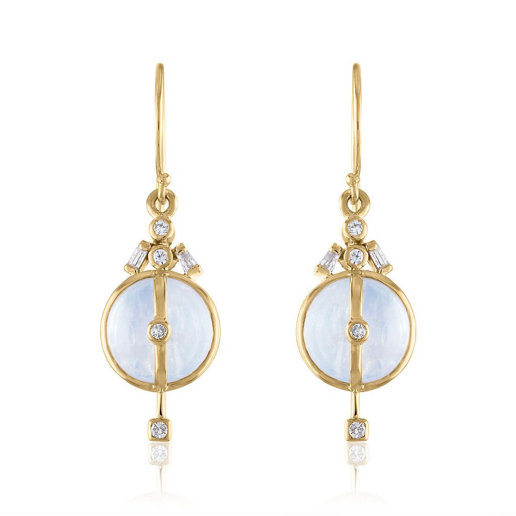 Moonstone Drop Earrings