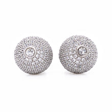 diamond barbell earrings