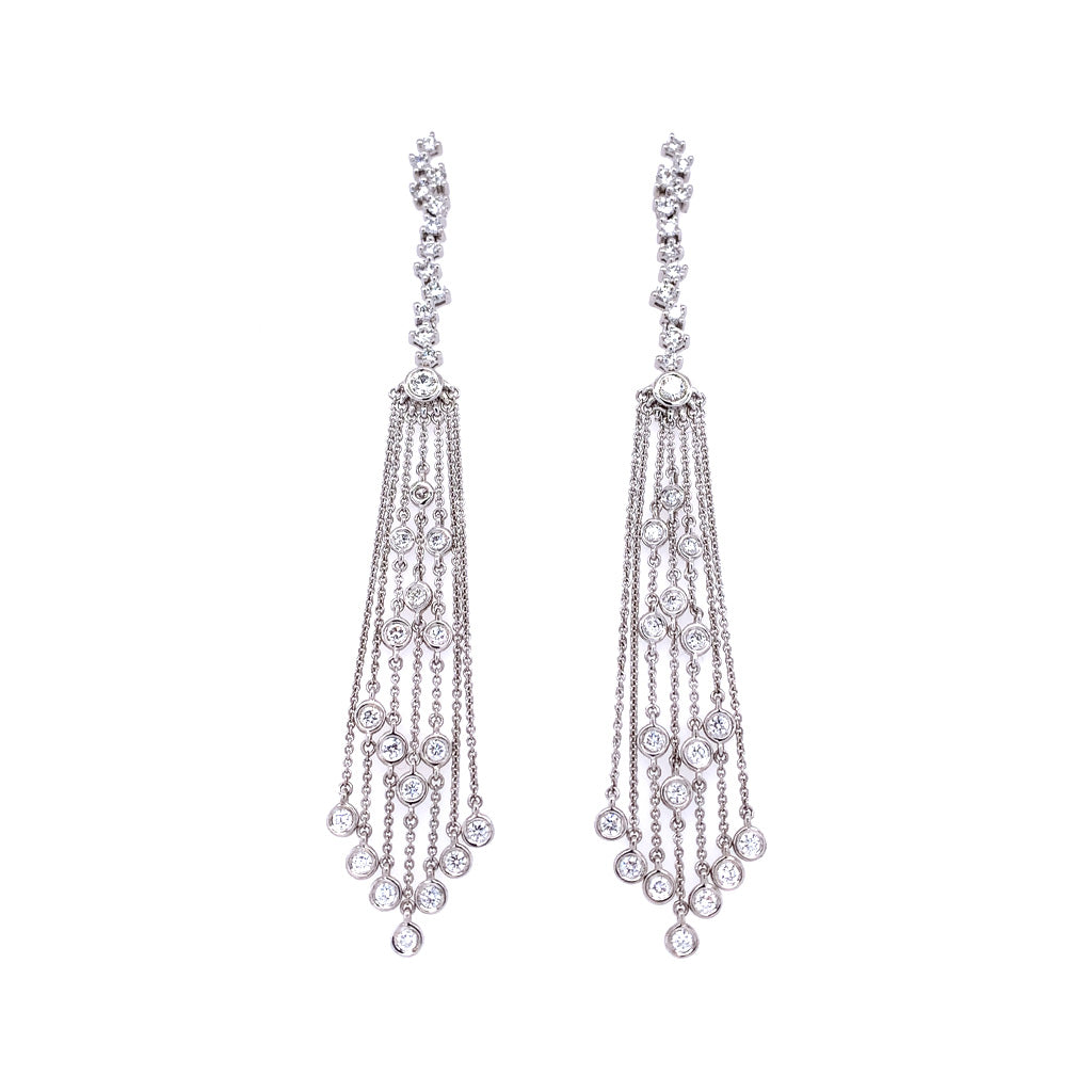 Tassel Diamond Earrings