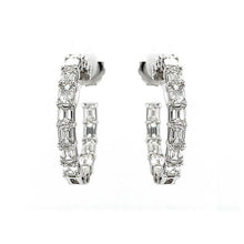 Diamond Hoop Earring