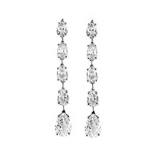 diamond drop earrings