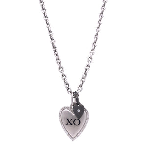 "XO" Heart Necklace