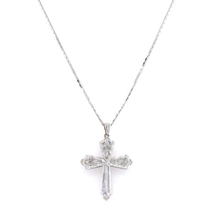 diamond cross necklace