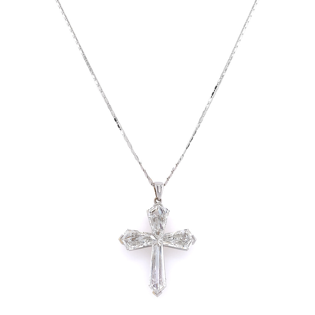 diamond cross necklace