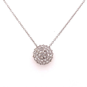 Inverted Diamond Ball Pendant