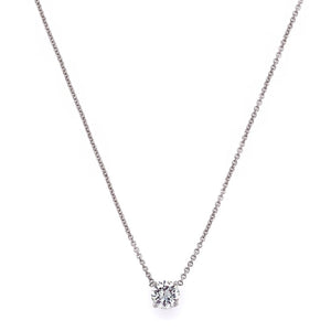 Diamond Solitaire Necklace