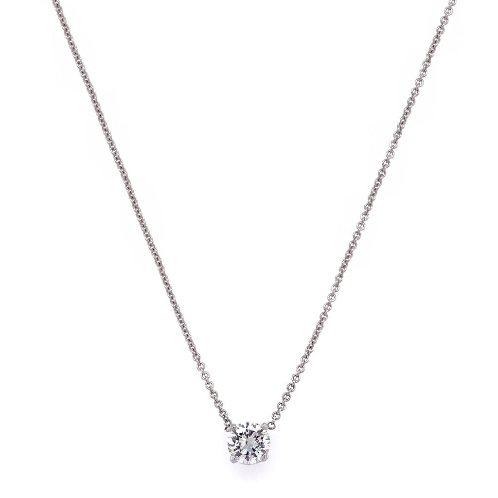 Diamond Solitaire Necklace
