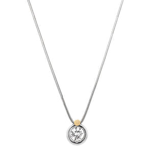 Bezel Diamond Necklace