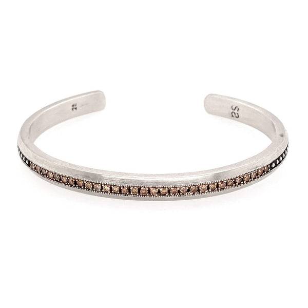 Thin Cuff Diamond Bracelet