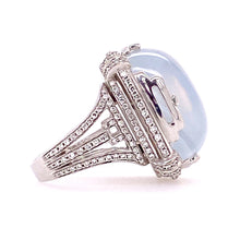 Moon Quartz cabochon ring