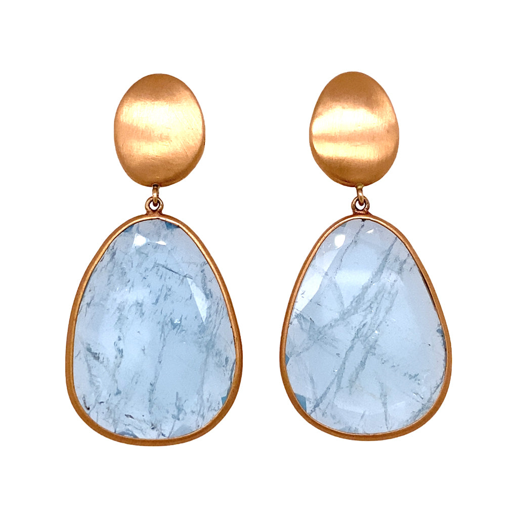 Aquamarine Drop Earrings