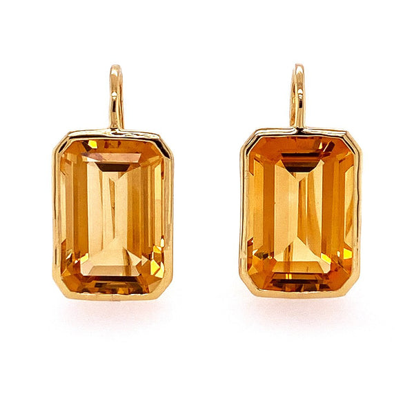 Citrine earrings