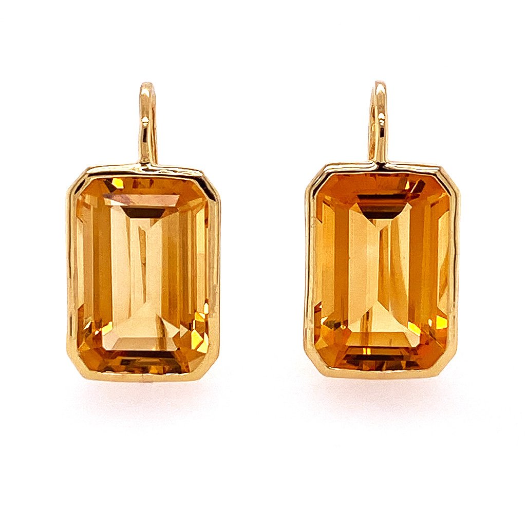 Citrine earrings
