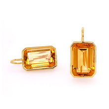 Citrine earrings