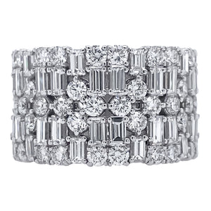 Wide Diamond Band