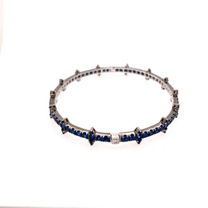 Sapphire Spike Bracelet