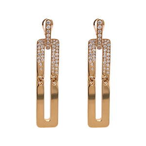 Rectangle Drop Earrings