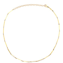 Smooth Bar Choker Necklace