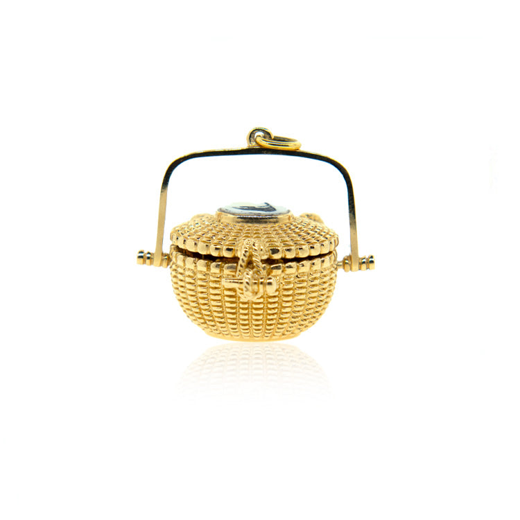 Nantucket Golden Basket Charm starting at