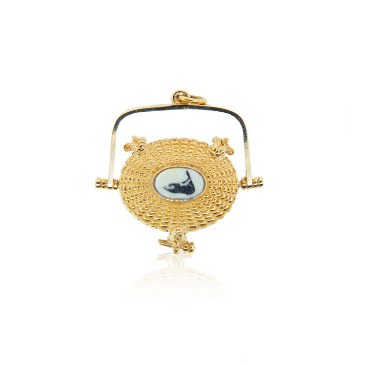 Nantucket Golden Basket Charm starting at