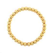 Yellow Gold Bead Stretch Bracelet