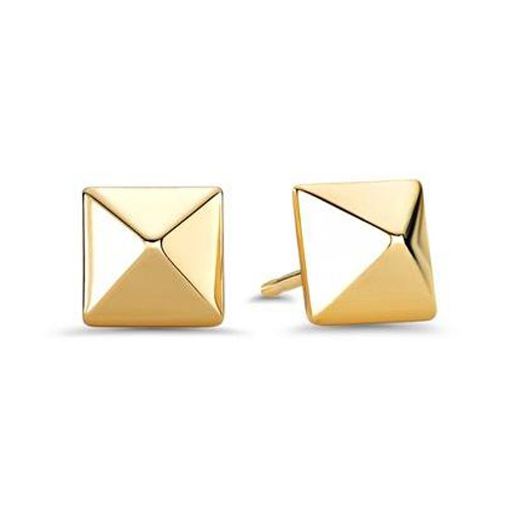 Pyramid stud earrings