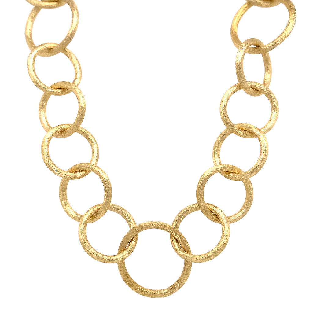 Textured Link Necklace