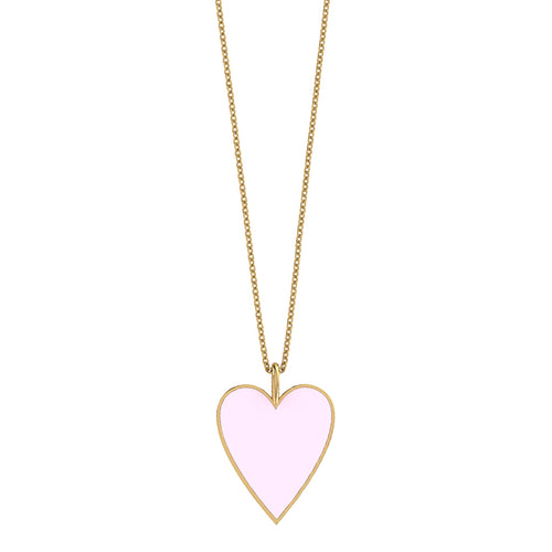 Enamel Heart Necklace