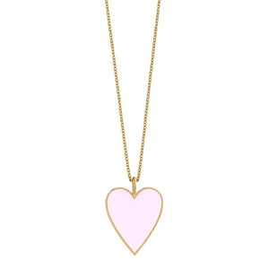 Enamel Heart Necklace