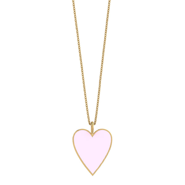 Enamel Heart Necklace