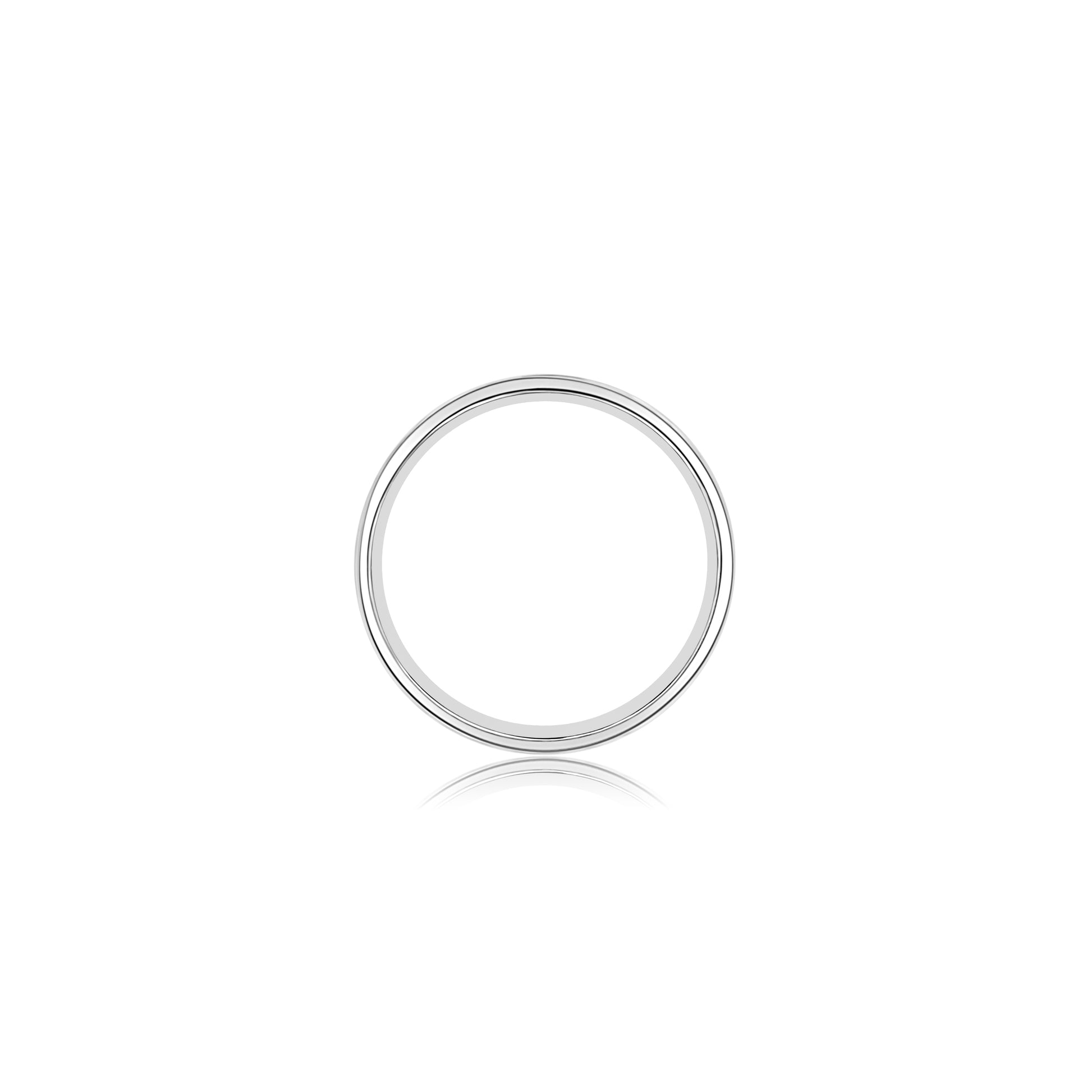 Men's ridged matte wedding band