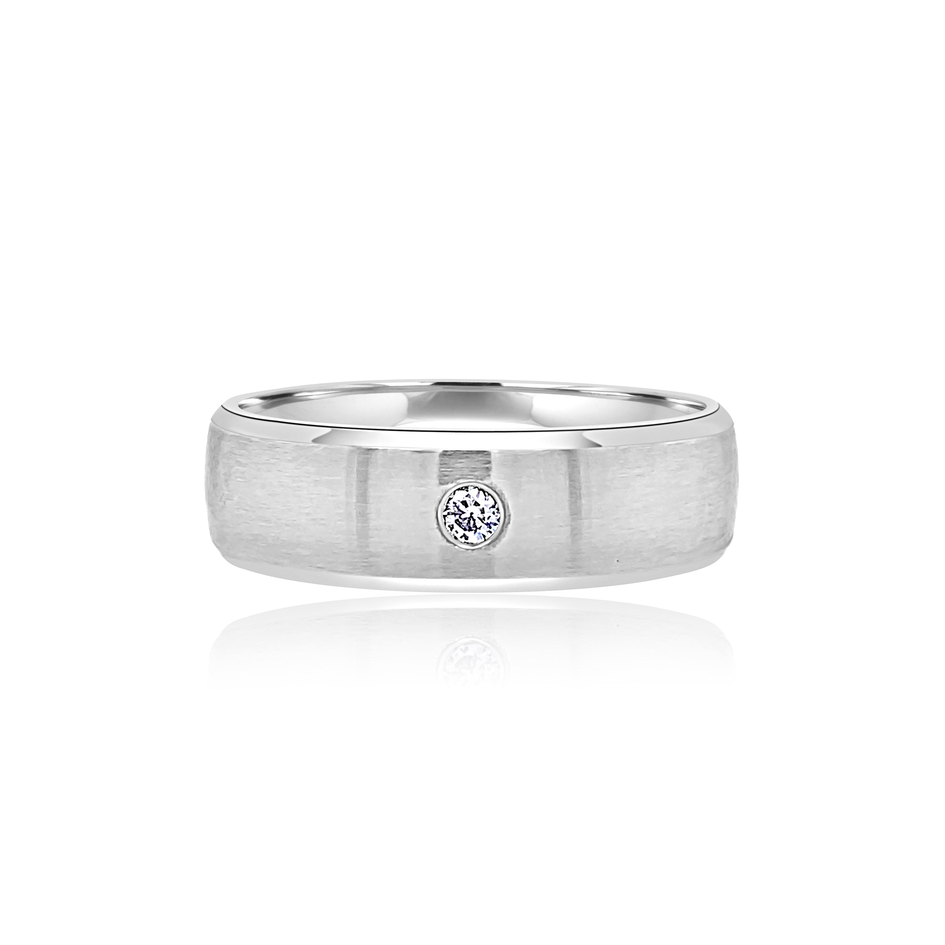 Men's diamond wedding band