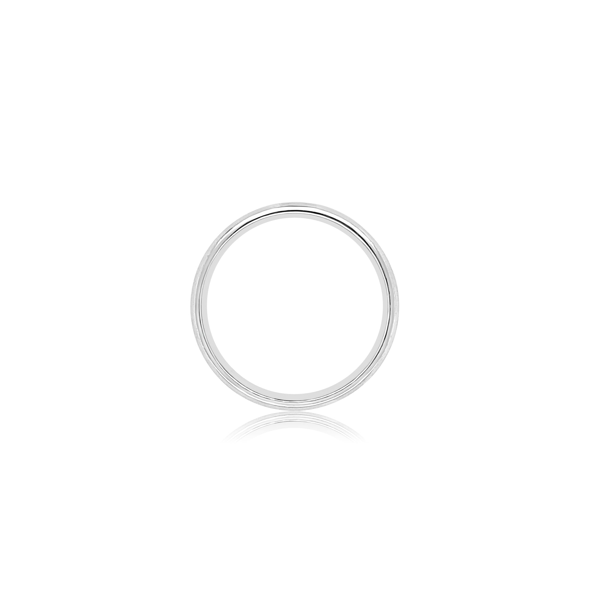 Men's beveled wedding band